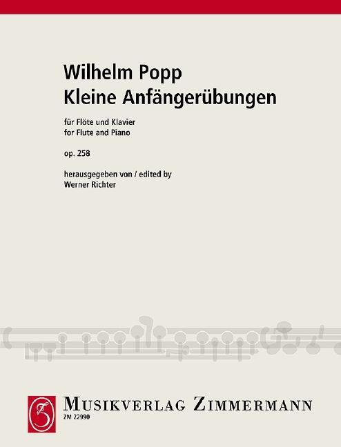 Cover: 9790010229904 | Kleine Anfängerübungen | für Flöte mit leichter Klavierbegleitung