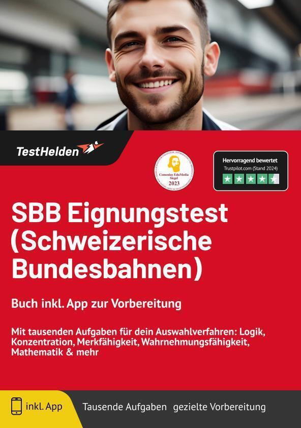 Cover: 9783988175359 | SBB Eignungstest (Schweizerische Bundesbahnen): Buch inkl. App zur...