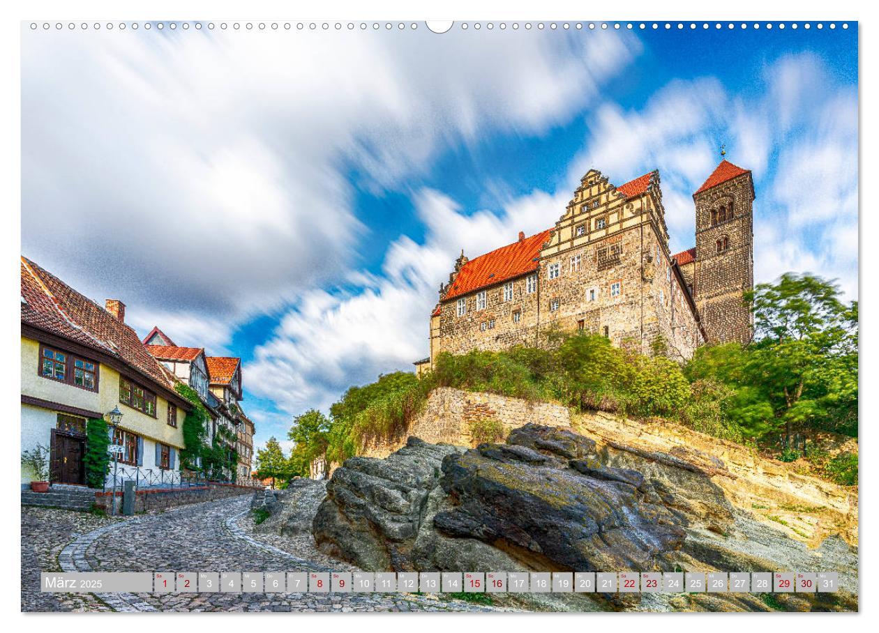 Bild: 9783435205622 | Quedlinburg - 1000 Jahre Geschichte im Harz (Wandkalender 2025 DIN...