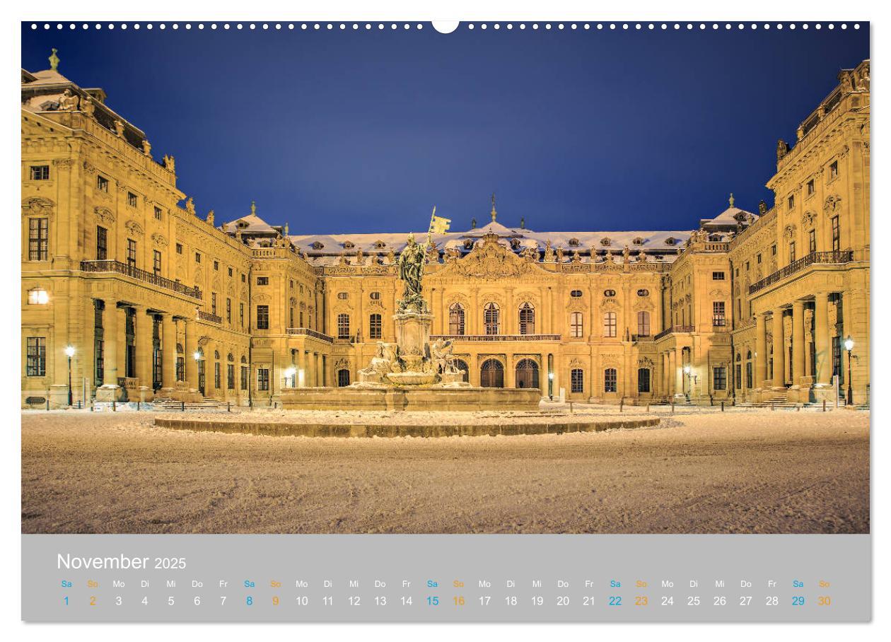 Bild: 9783435224746 | Würzburg - Stadt der Kirchen (Wandkalender 2025 DIN A2 quer),...