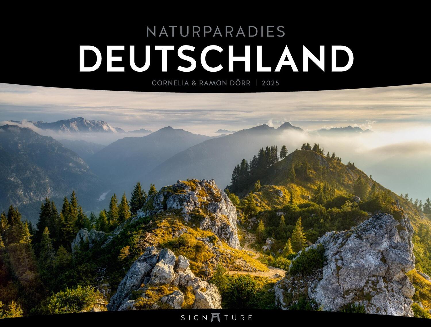 Cover: 9783838411606 | Naturparadies Deutschland - Signature Kalender 2025 | Dörr (u. a.)