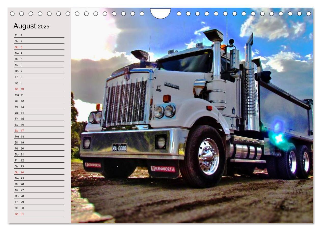 Bild: 9783435484430 | US-Trucks. Faszination Langhauber (Wandkalender 2025 DIN A4 quer),...