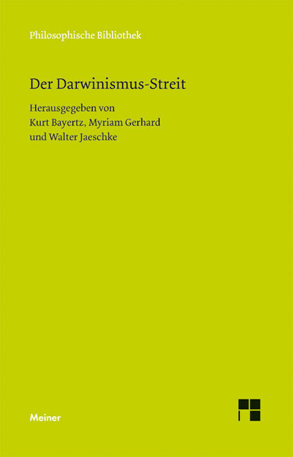 Cover: 9783787321575 | Der Darwinismus-Streit | Kurt Bayertz (u. a.) | Buch | Deutsch | 2012