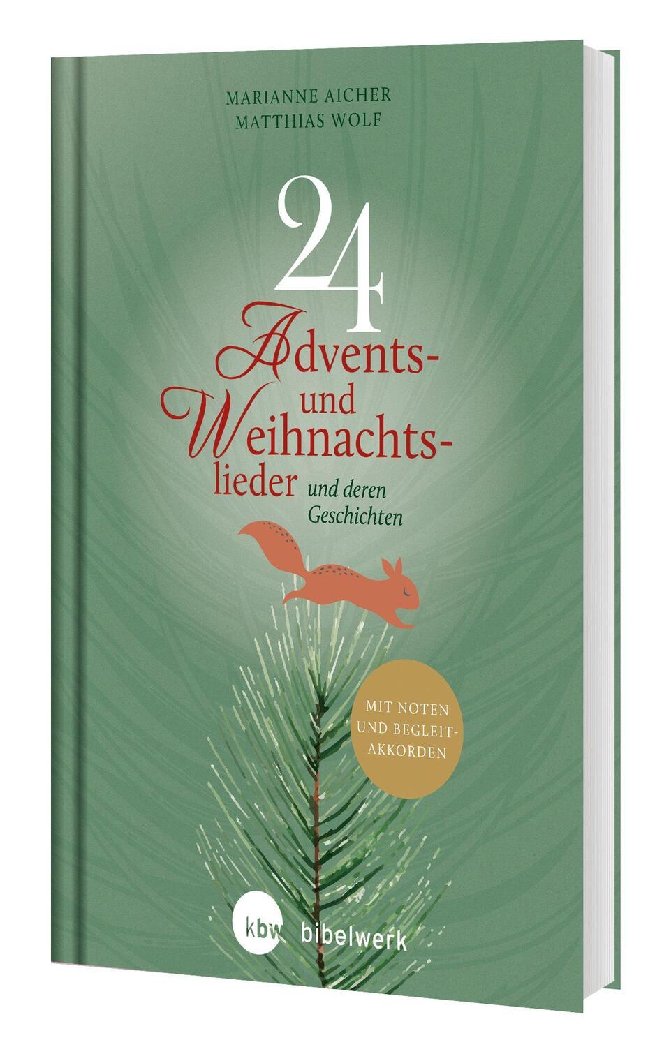 Cover: 9783460255463 | 24 Advents- und Weihnachtslieder | und deren Geschichte | Wolf | Buch