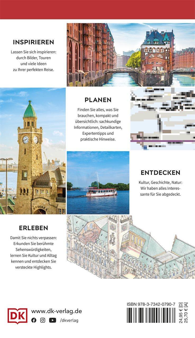 Rückseite: 9783734207907 | Vis-à-Vis Reiseführer Hamburg | DK Verlag - Reise | Taschenbuch | 2024