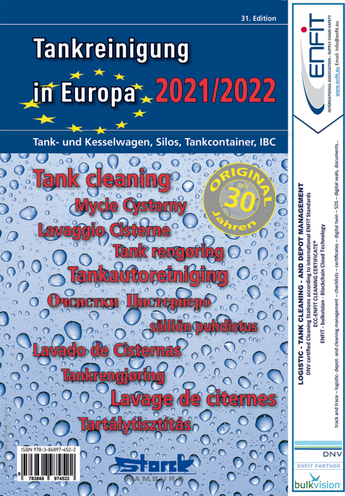 Cover: 9783868974522 | Tankreinigung in Europa 2021/2022 | ecomed-Storck GmbH | Taschenbuch