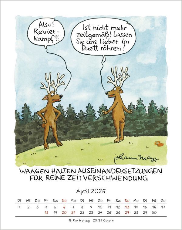 Bild: 9783731876687 | Waage 2025 | Korsch Verlag | Kalender | Spiralbindung | 13 S. | 2025