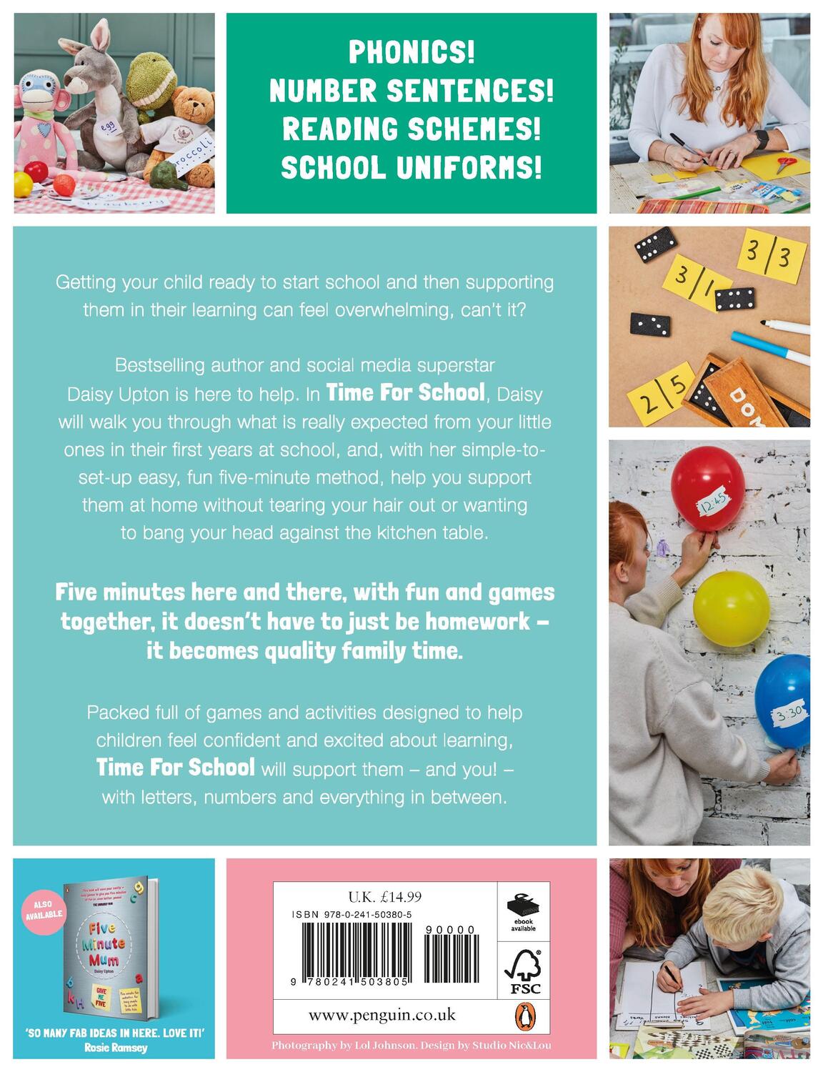 Rückseite: 9780241503805 | Five Minute Mum: Time For School | Daisy Upton | Taschenbuch | 2021