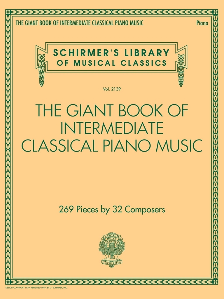 Cover: 888680892678 | Giant Book of Intermediate Classical Piano Music | Piano | Buch | 2018