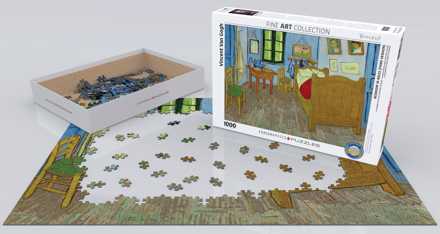 Bild: 628136608381 | Schlafzimmer in Arles von Van Gogh (Puzzle) | Vincent van Gogh | Spiel
