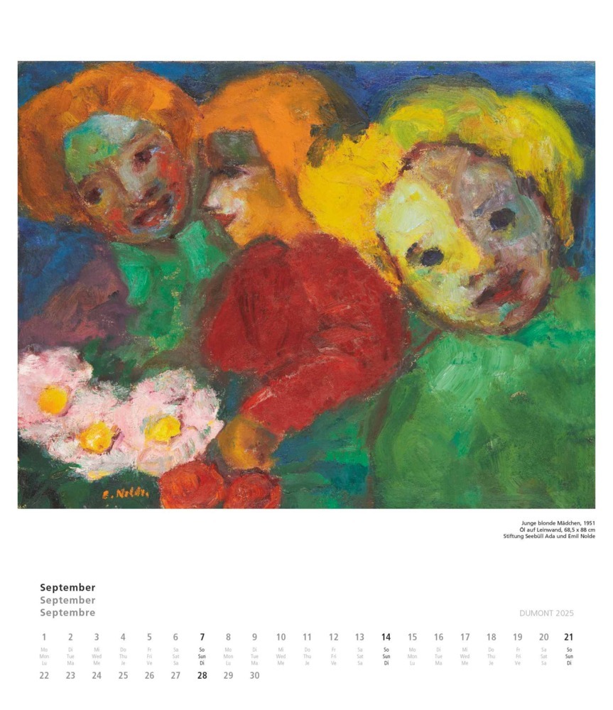 Bild: 4250809652979 | Emil Nolde 2025 - Kunstkalender - Wandkalender im Format 34,5 x 40...