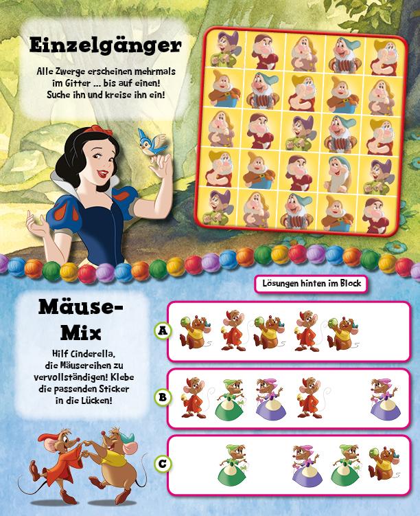 Bild: 9783833244346 | Disney Prinzessin: 500 Sticker - Stickern - Rätseln - Ausmalen | Buch