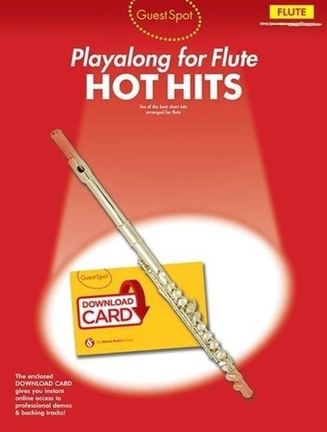 Cover: 9781783057283 | Guest Spot: Hot Hits | Hot Hits - Flute (Book/Audio Download)