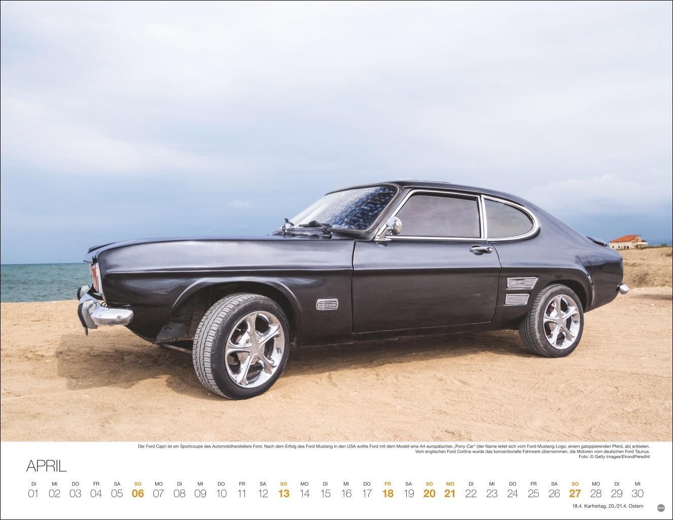 Bild: 9783756405169 | Legendäre Autos Posterkalender 2025 | Heye | Kalender | Spiralbindung