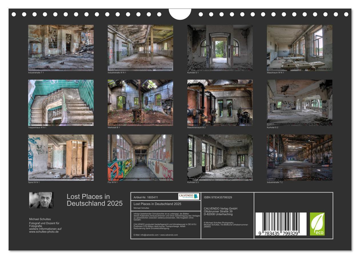 Bild: 9783435799329 | Lost Places in Deutschland 2025 (Wandkalender 2025 DIN A4 quer),...