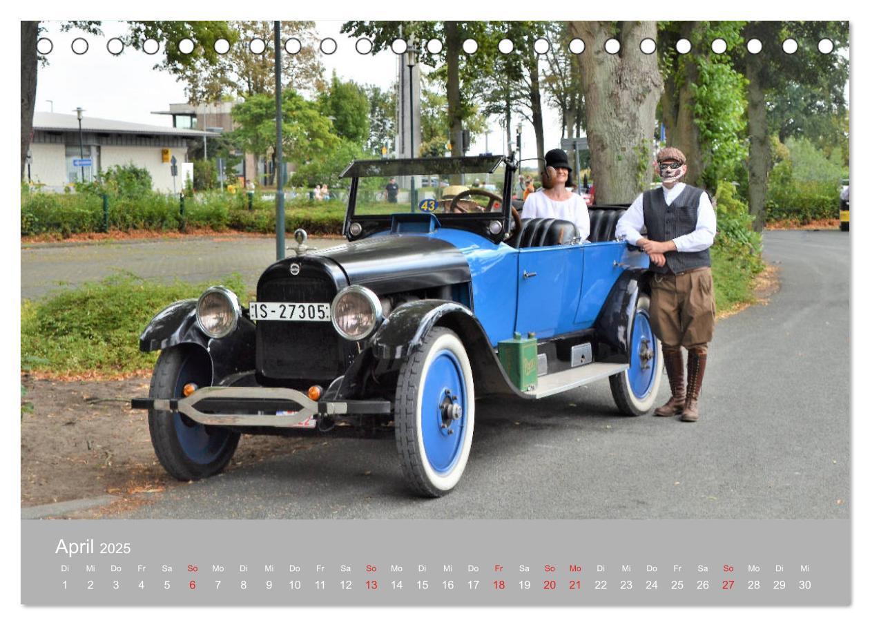 Bild: 9783435128341 | OLDTIMER-Event (Tischkalender 2025 DIN A5 quer), CALVENDO...