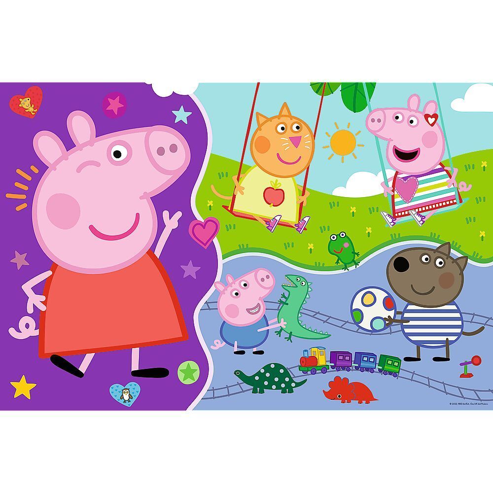 Bild: 5900511420036 | Primo GIANT Puzzle 15 Teile + Malvorlage Peppa Pig | Spiel | Kartonage