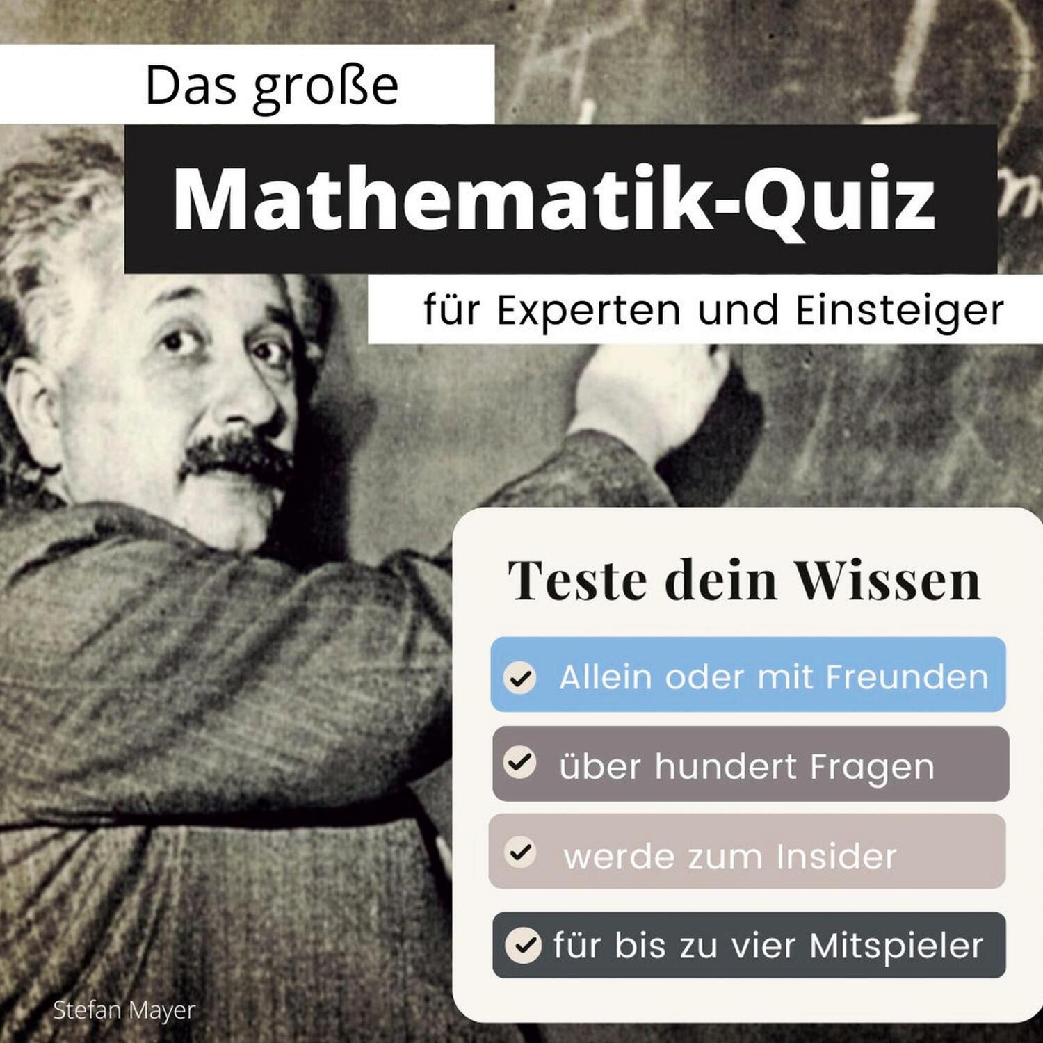 Cover: 9783750524798 | Das große Mathematik-Quiz für Experten und Einsteiger | Stefan Mayer