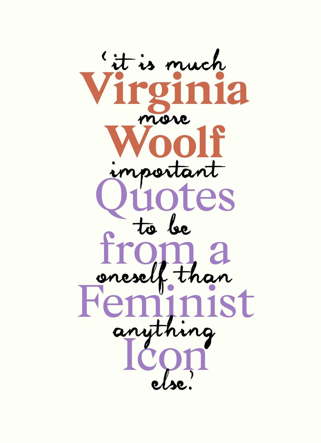 Cover: 9781913947132 | Virginia Woolf | Inspiring Quotes from an Original Feminist Icon