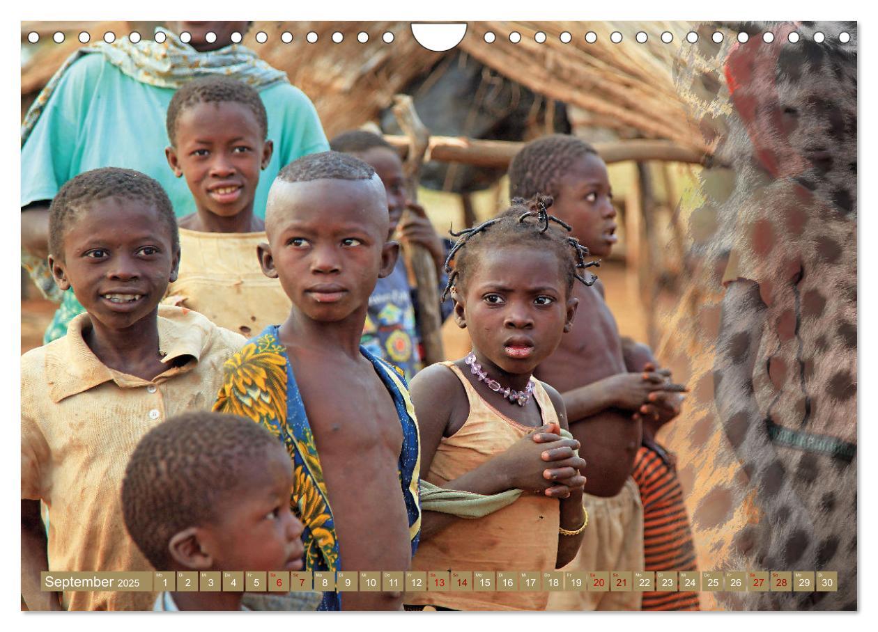 Bild: 9783383923982 | Afrika Kinder (Wandkalender 2025 DIN A4 quer), CALVENDO Monatskalender