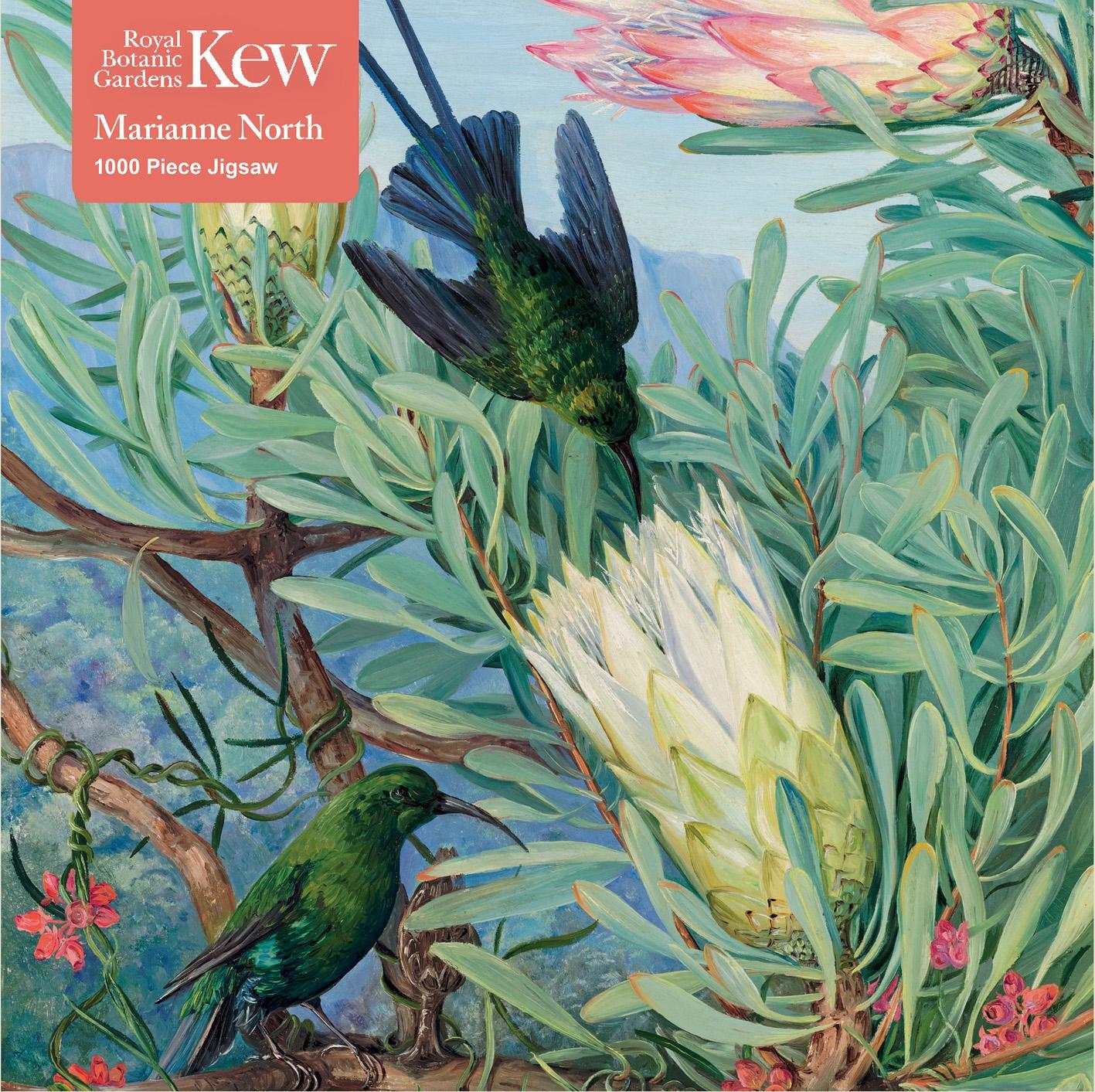 Cover: 9781787558816 | Adult Jigsaw Kew Gardens' Marianne North: Honeyflowers and...