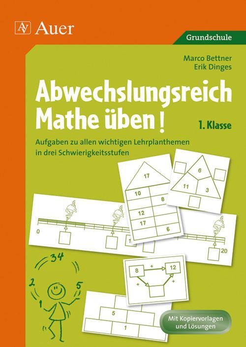 Cover: 9783403063674 | Abwechslungsreich Mathe üben 1. Klasse | Marco Bettner (u. a.) | Buch
