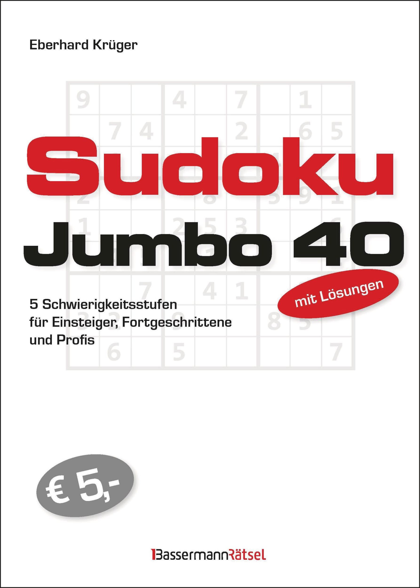 Cover: 9783809449812 | Sudokujumbo 40 | Eberhard Krüger | Taschenbuch | 384 S. | Deutsch