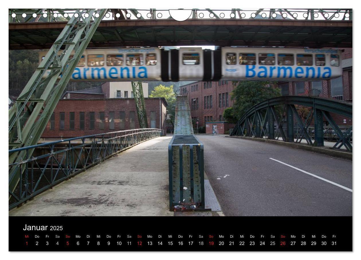 Bild: 9783435527618 | Die Wuppertaler Schwebebahn (Wandkalender 2025 DIN A4 quer),...