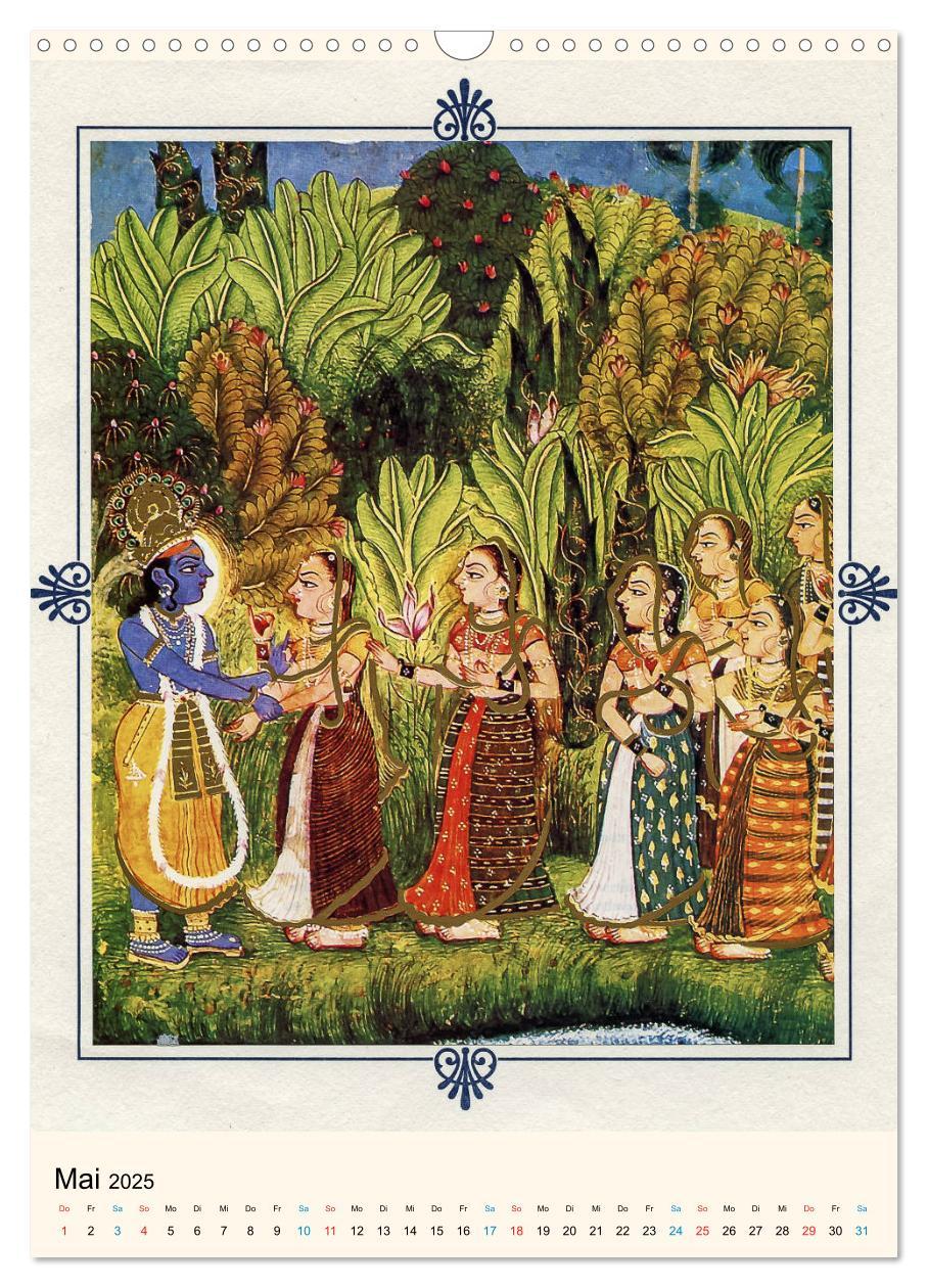 Bild: 9783435951253 | Indische Miniaturen (Wandkalender 2025 DIN A3 hoch), CALVENDO...