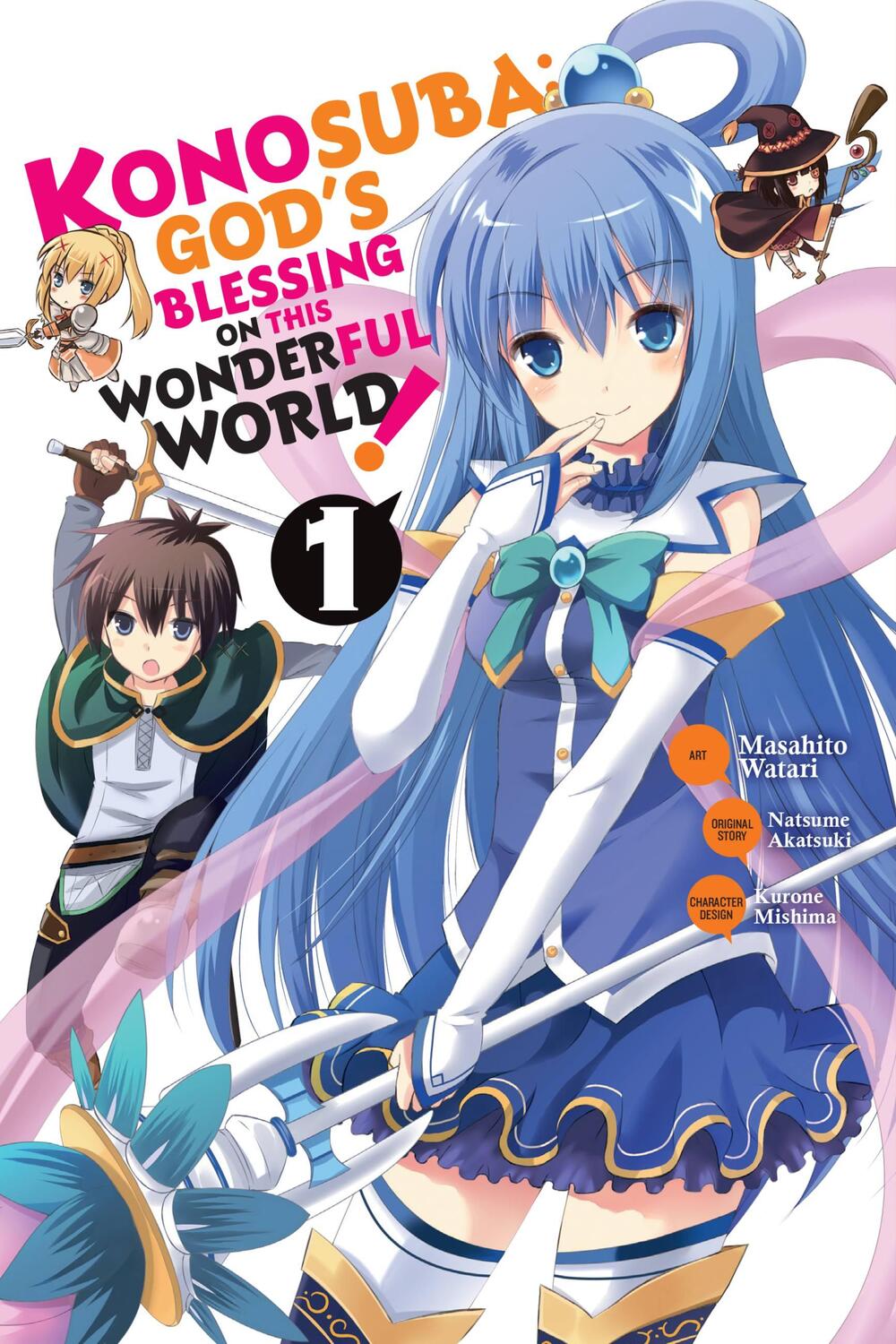Cover: 9780316552561 | Konosuba: God's Blessing on This Wonderful World!, Vol. 1 (manga)