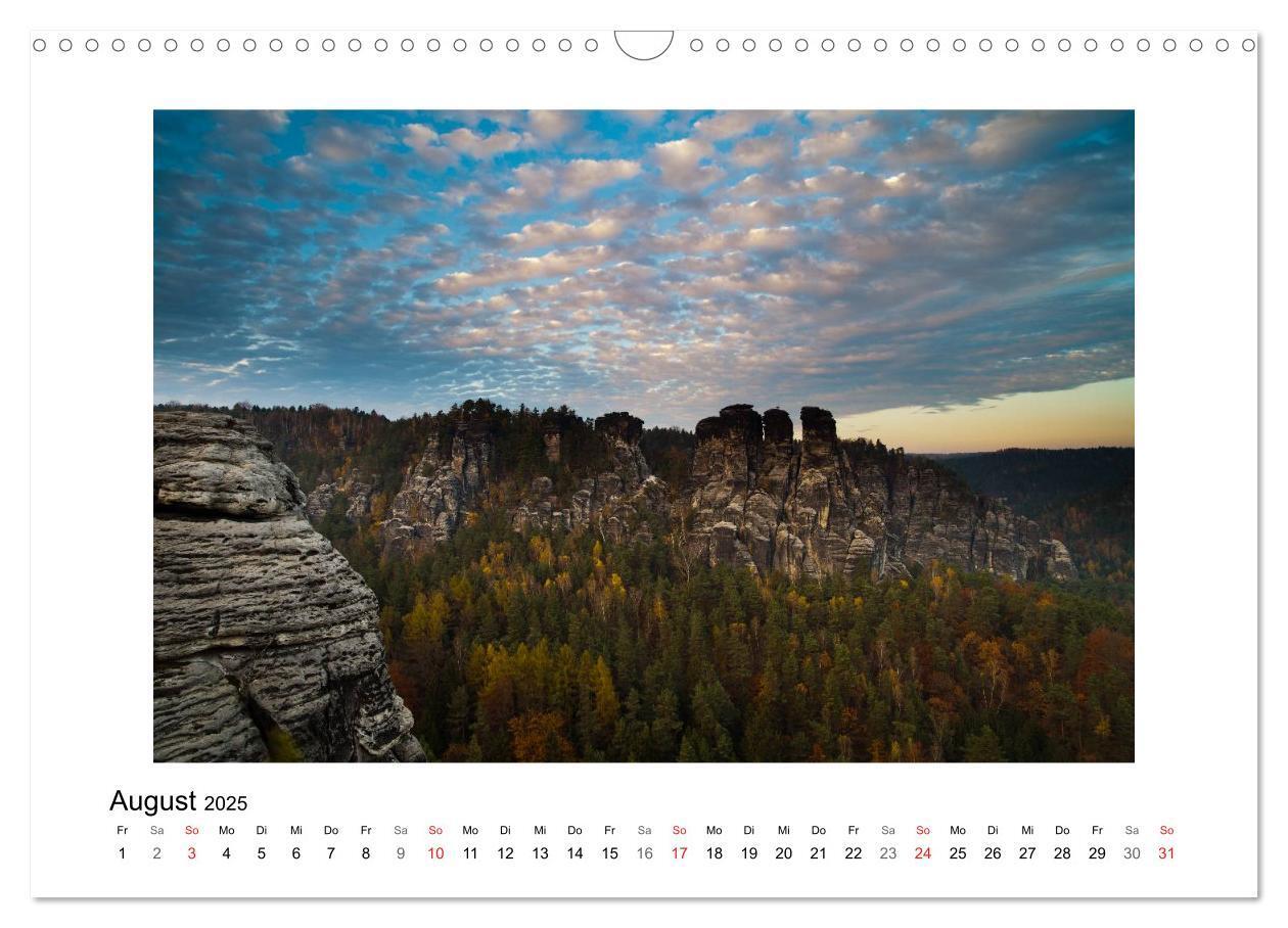 Bild: 9783435840823 | Bastei - Sächsische Schweiz (Wandkalender 2025 DIN A3 quer),...