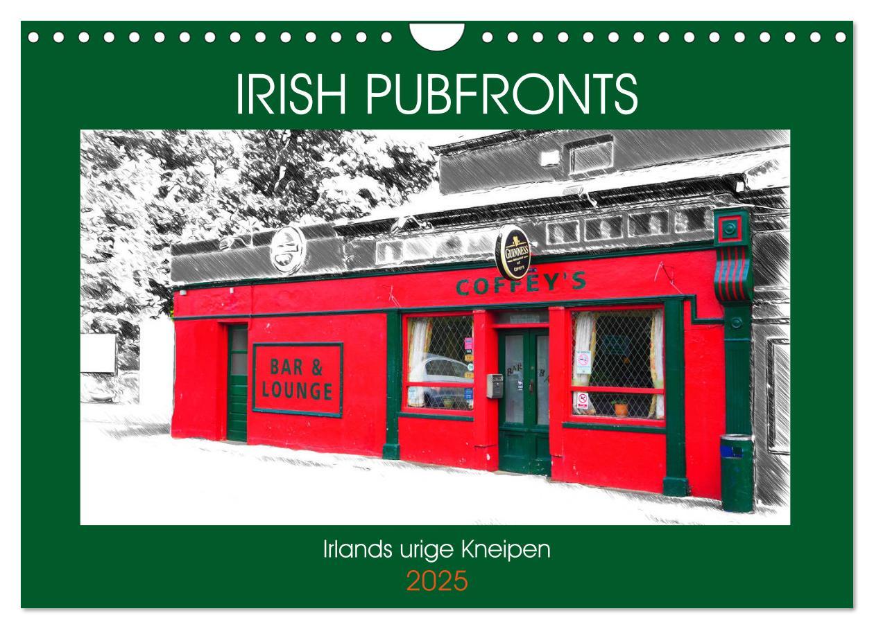 Cover: 9783435249978 | Irish Pubfronts - Irlands urige Kneipen (Wandkalender 2025 DIN A4...