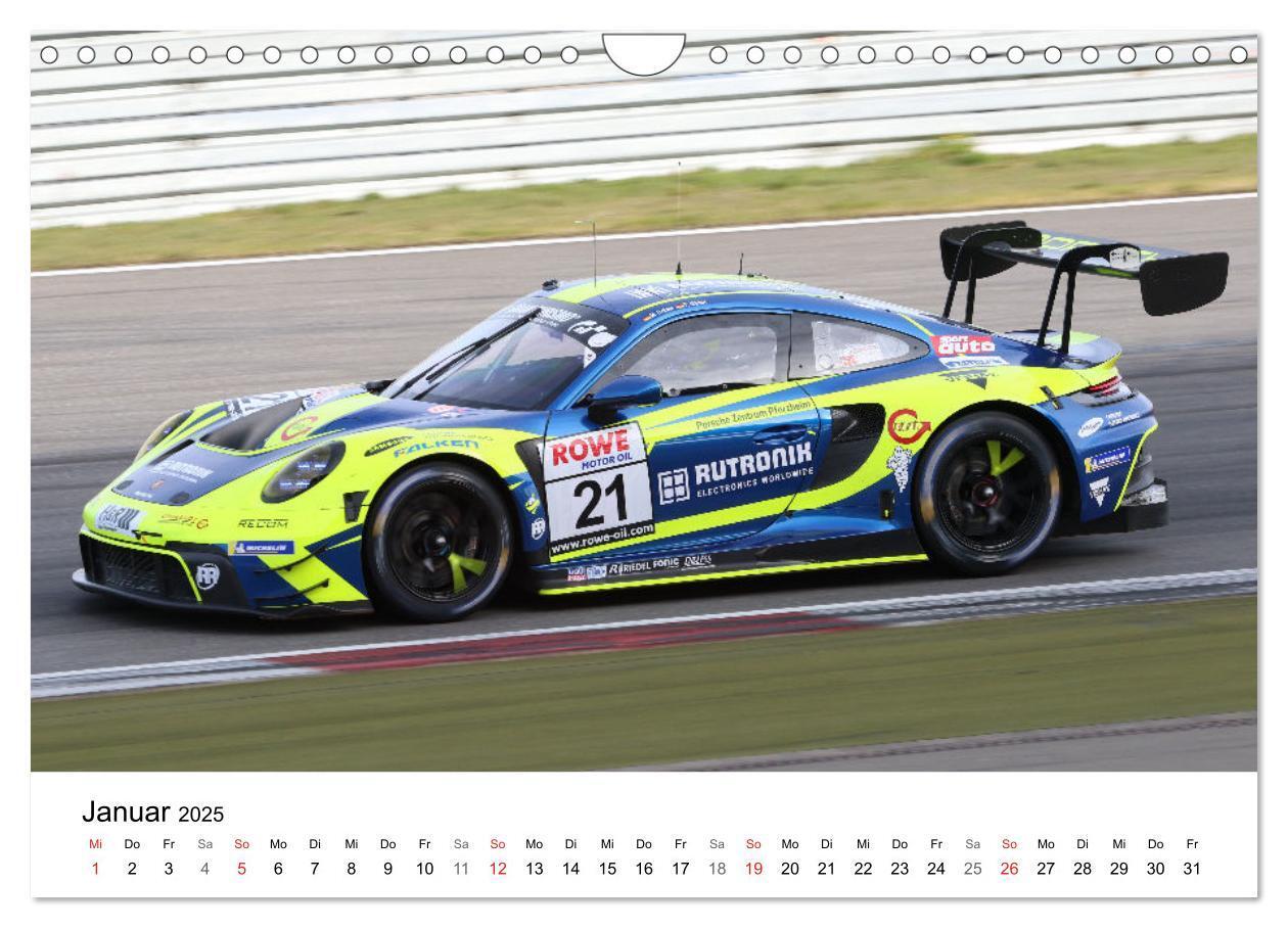 Bild: 9783435839933 | Motorsport aus Zuffenhausen (Wandkalender 2025 DIN A4 quer),...