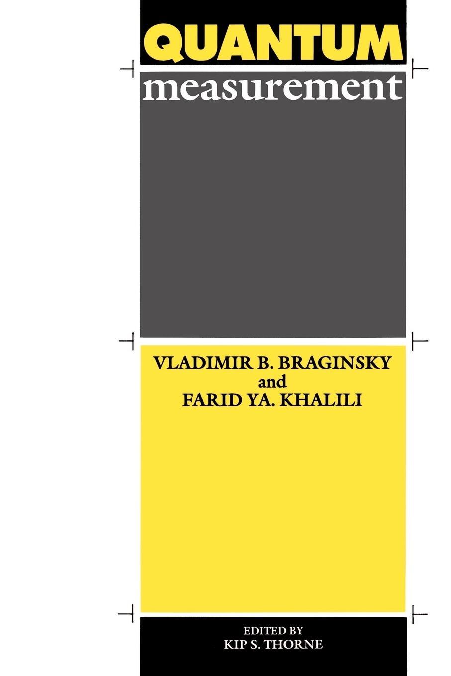 Cover: 9780521484138 | Quantum Measurement | Vladimir B. Braginsky (u. a.) | Taschenbuch
