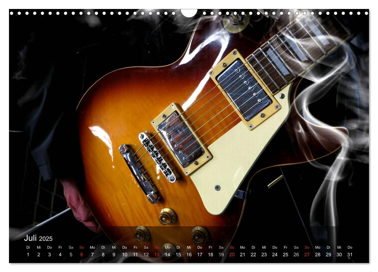 Bild: 9783435570096 | Rockgitarren Power (Wandkalender 2025 DIN A3 quer), CALVENDO...