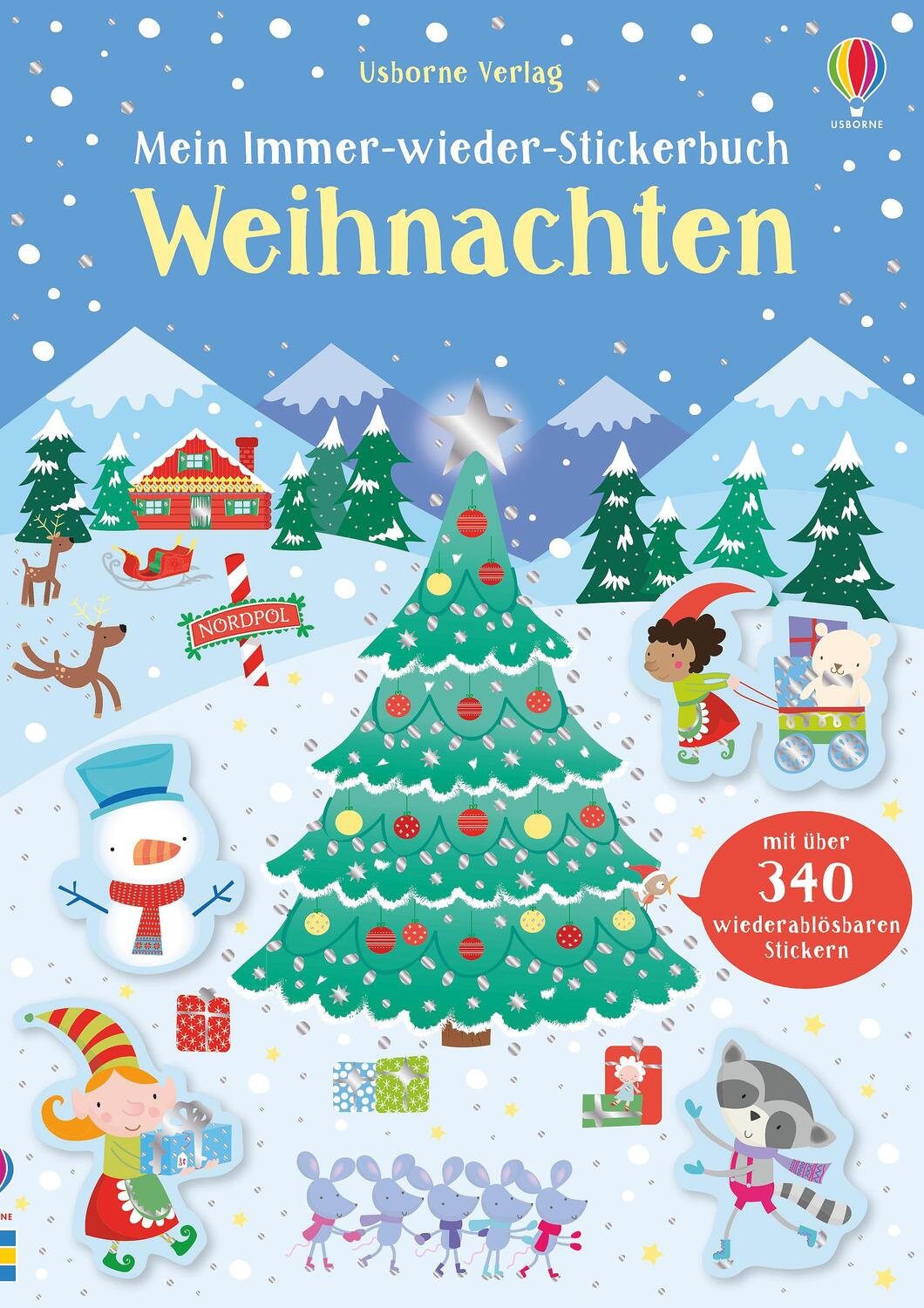 Cover: 9781789411034 | Mein Immer-wieder-Stickerbuch: Weihnachten | Kirsteen Robson | Buch