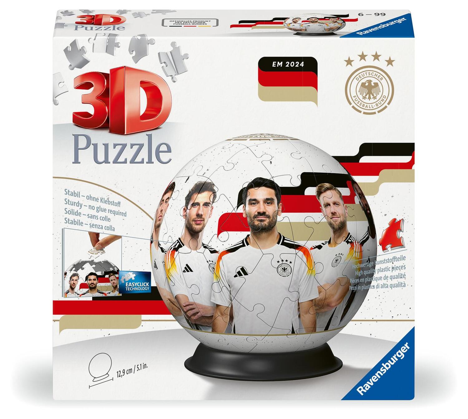 Cover: 4005556115884 | Ravensburger 3D Puzzle 11588 - Puzzle-Ball DFB - Puzzleball für...