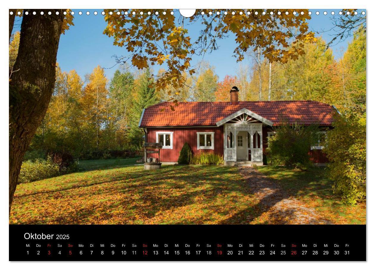 Bild: 9783435535422 | Schweden im Wechsel der Jahreszeiten (Wandkalender 2025 DIN A3...