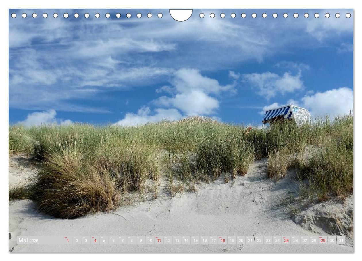 Bild: 9783435715633 | Amrum, die Perle in der Nordsee (Wandkalender 2025 DIN A4 quer),...