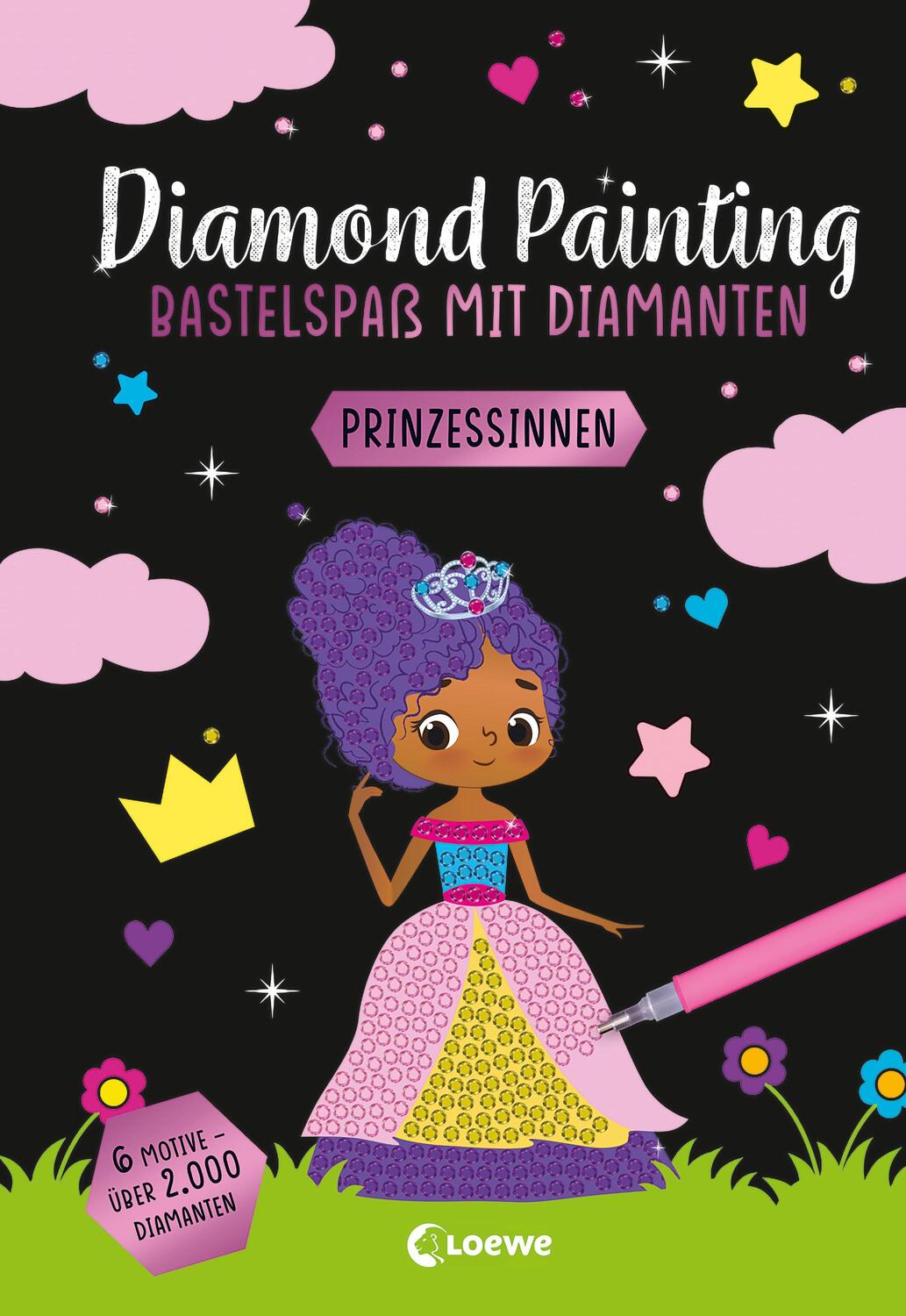 Cover: 9783743215436 | Diamond Painting - Bastelspaß mit Diamanten - Prinzessinnen | Buch