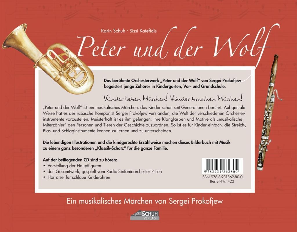 Bild: 9783931862800 | Peter und der Wolf | Ein musikalisches Märchen von Sergei Prokofjew
