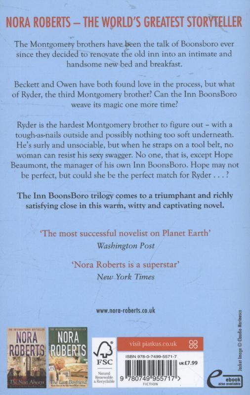 Rückseite: 9780749955717 | The Perfect Hope | Number 3 in series | Nora Roberts | Taschenbuch