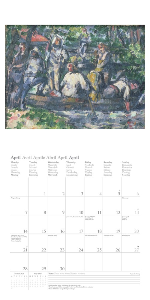 Bild: 4002725994943 | N NEUMANNVERLAGE - Paul Cézanne 2025 Broschürenkalender, 30x30cm,...