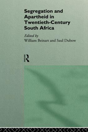 Cover: 9780415103572 | Segregation and Apartheid in Twentieth Century South Africa | Buch