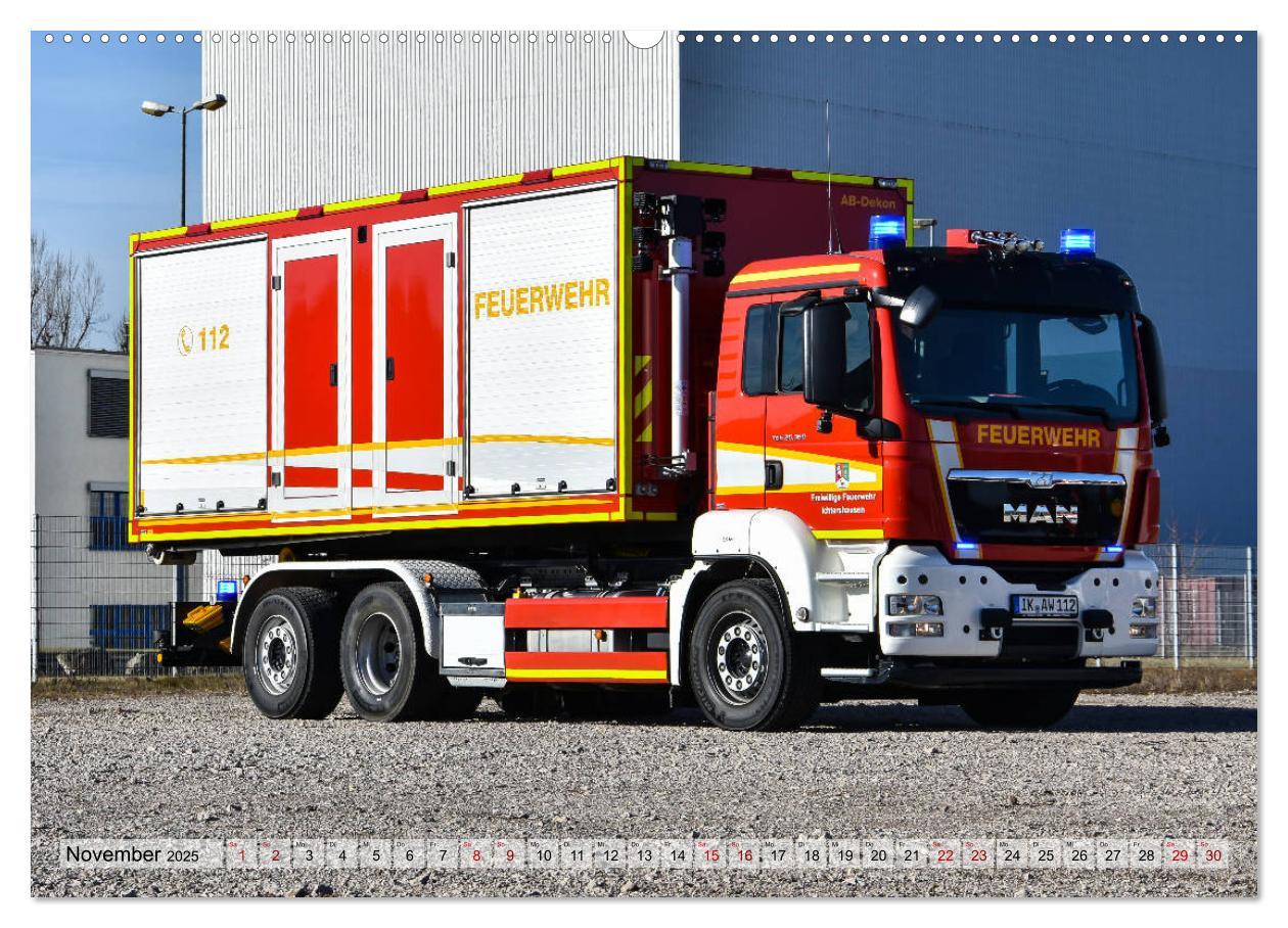 Bild: 9783435365449 | Feuerwehrfahrzeuge (Wandkalender 2025 DIN A2 quer), CALVENDO...