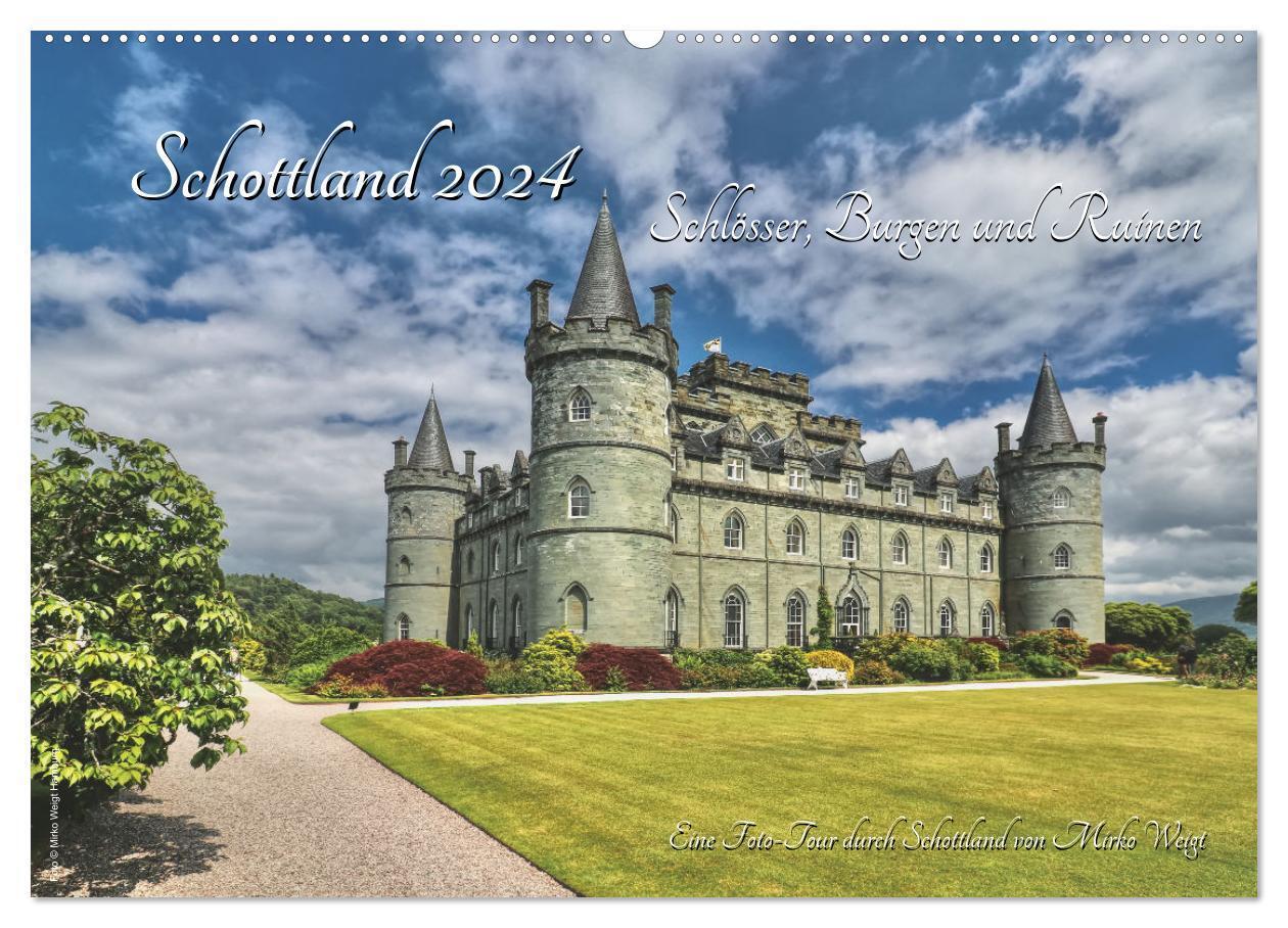 Cover: 9783675712102 | Schottland 2024 Schlösser, Burgen und Ruinen (Wandkalender 2024 DIN...