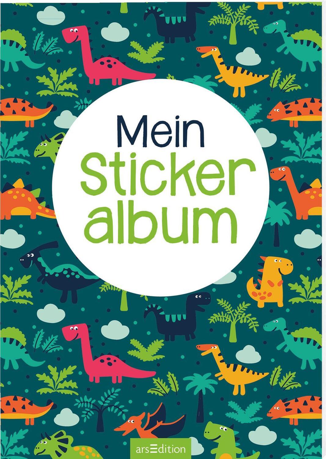 Cover: 4014489125440 | Mein Stickeralbum - Dinos | Stück | Softcover | 24 S. | Deutsch | 2021