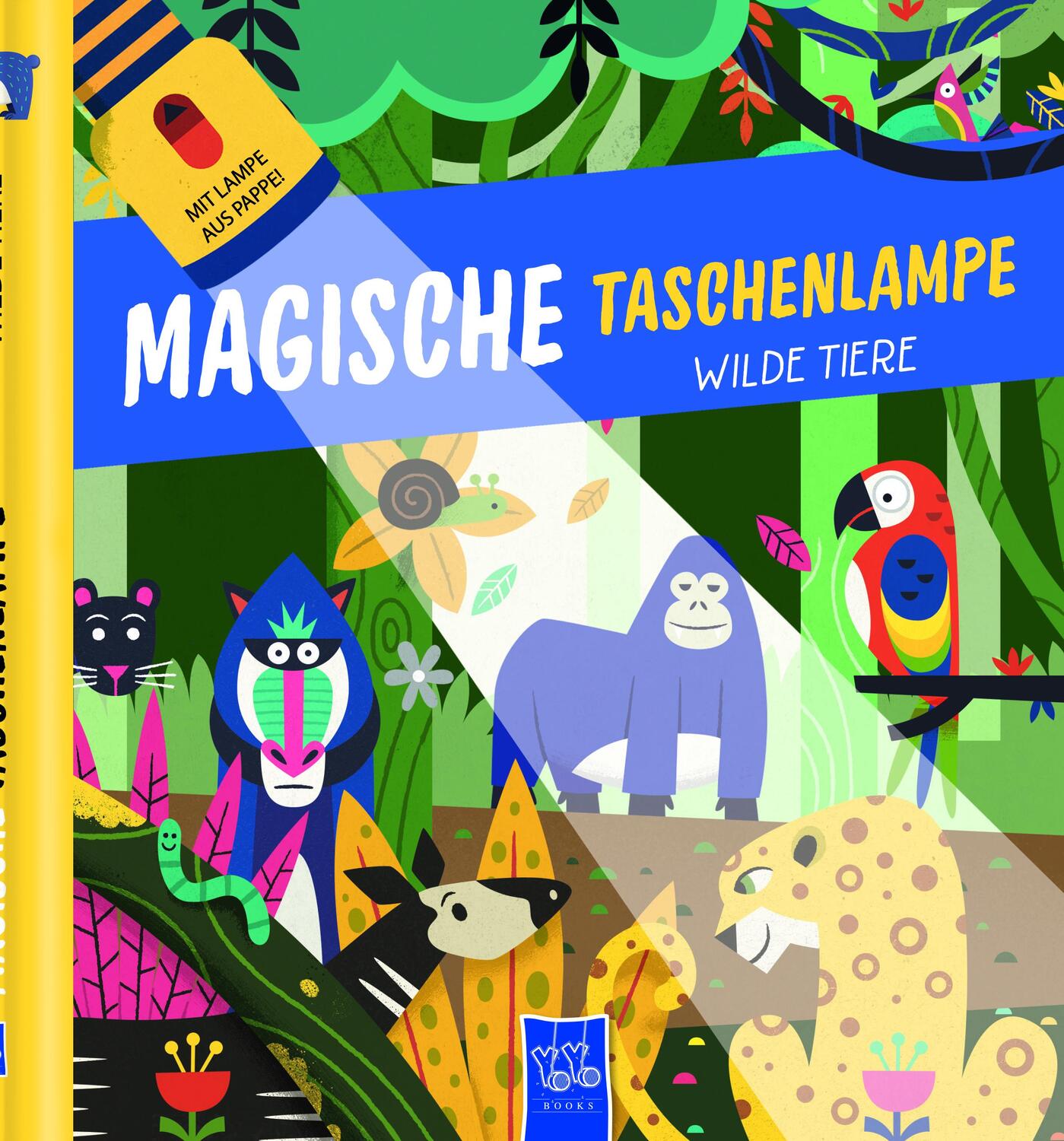 Cover: 9789464223057 | Magische Taschenlampe Wilde Tiere | Mit Papier-Taschenlampe | Buch