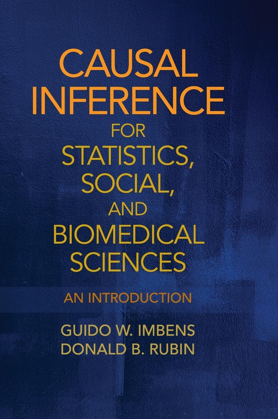 Cover: 9780521885881 | Causal Inference for Statistics, Social, and Biomedical Sciences