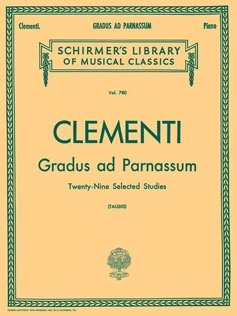 Cover: 9781423499169 | Gradus Ad Parnassum: Schirmer Library of Classics Volume 780 Piano...